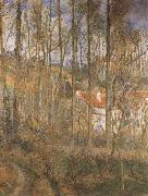Camille Pissarro La Cotedes Boeufs at the Hermitage near Pontoise Spain oil painting artist